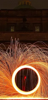 Window Fireworks Lighting Live Wallpaper