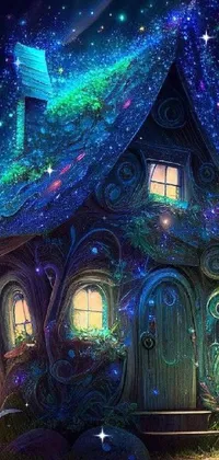 Create a stunning phone live wallpaper that's perfect for lovers of magical realism and fantasy