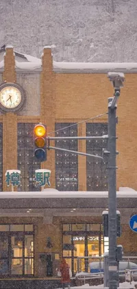Window Street Light Snow Live Wallpaper