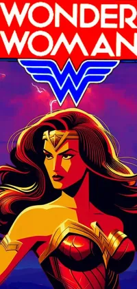 Wonder Woman Cartoon Poster Live Wallpaper