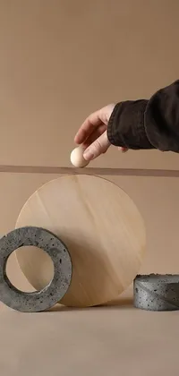 Wood Gesture Adhesive Live Wallpaper