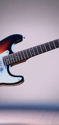 Looking for a guitar-themed live wallpaper for your phone screen? Check out this stunning wallpaper that features a modern electric guitar in a close-up view