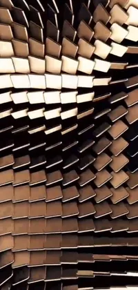 Wood Symmetry Pattern Live Wallpaper