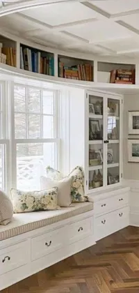 Wood Window Furniture Live Wallpaper
