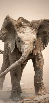Working Animal Elephants And Mammoths Tree Live Wallpaper