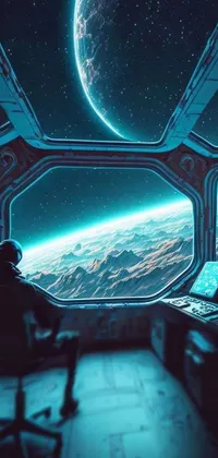 Transform your phone and experience outer space with this beautifully composed live wallpaper