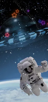 Astronaut in 🚀 Space Live Wallpaper