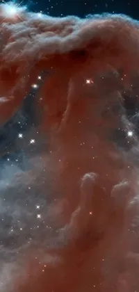 This live wallpaper features a sky scene with stars as the backdrop