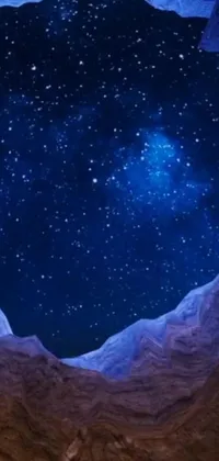 World Astronomy Electric Blue Live Wallpaper