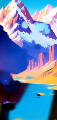 World Azure Mountain Live Wallpaper