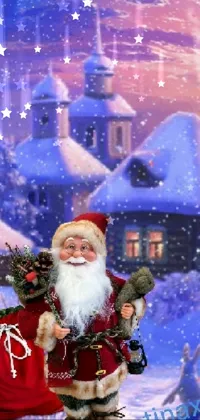 World Beard Santa Claus Live Wallpaper