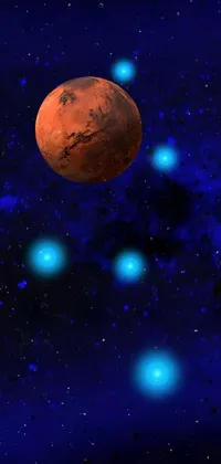 World Blue Astronomical Object Live Wallpaper