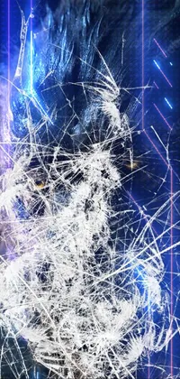 World Blue Branch Live Wallpaper