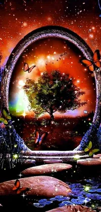 World Branch Organism Live Wallpaper