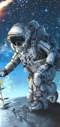 World Cartoon Astronaut Live Wallpaper