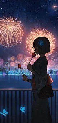 World Fireworks Light Live Wallpaper