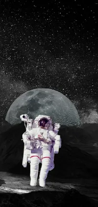 World Flash Photography Astronaut Live Wallpaper