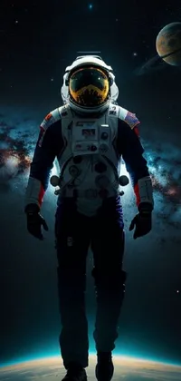 World Helmet Astronaut Live Wallpaper