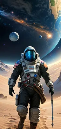 World Light Astronaut Live Wallpaper
