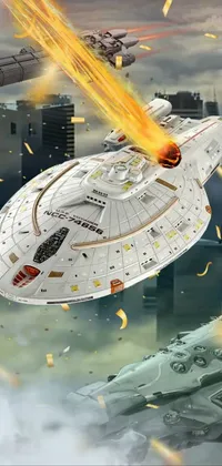 navette space meteore Live Wallpaper
