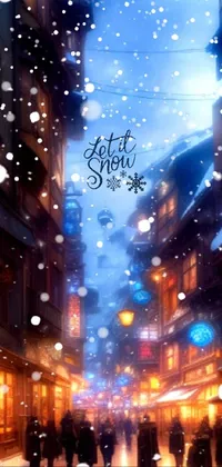 Snowy steampunk  Live Wallpaper