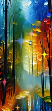 Vibrant Forest: Colorful Live Wallpaper - free download