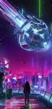 Cyberpunk Futuristic Live Wallpaper - free download