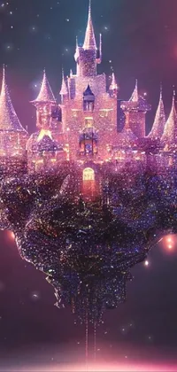 World Light Purple Live Wallpaper
