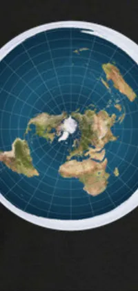 World Map Circle Live Wallpaper