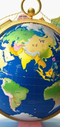 World Map Light Live Wallpaper