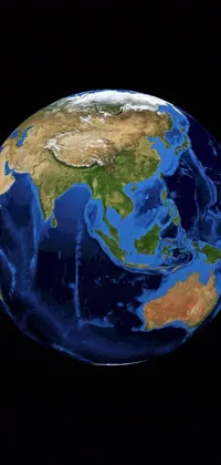 World Map Water Live Wallpaper