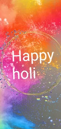 happy holi  Live Wallpaper