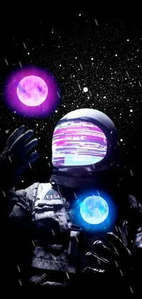World Purple Astronomical Object Live Wallpaper