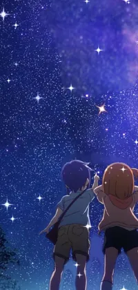 Kimi No Na Wa Your Name Scenic Stars Sky for Samsu iPhone Wallpapers  Free Download