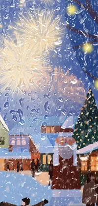 World Sky Christmas Tree Live Wallpaper