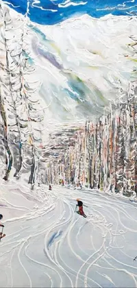 World Slope Snow Live Wallpaper