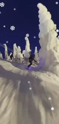 World Snow Gesture Live Wallpaper