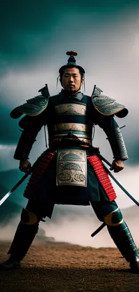 Samurai Battle Stance Live Wallpaper