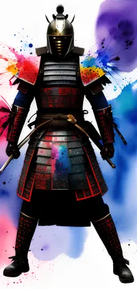 Colorful Samurai Live Wallpaper