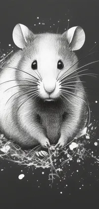 Rat in Ink Live Wallpaper