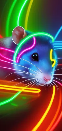 Neon Rat Live Wallpaper