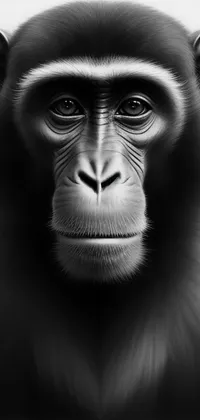 Monkey Charcoal Head Live Wallpaper