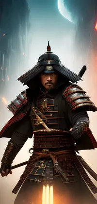 Cosmic Samurai Live Wallpaper