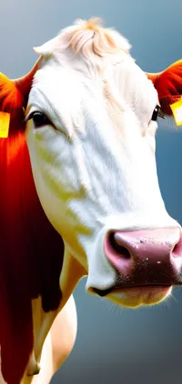 Cow Head Closeup Live Wallpaper