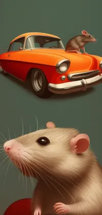 Retro Rat Live Wallpaper