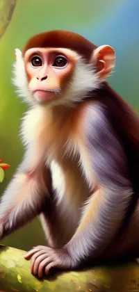 Red Capuchin Monkey Live Wallpaper