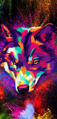 Holi Wolf Live Wallpaper
