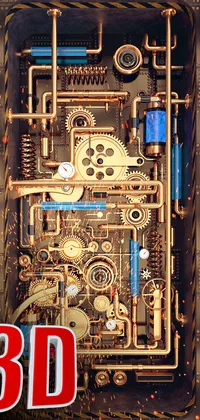 Steampunk Pipes 3D Live Wallpaper - free download