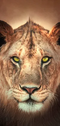 Female Lion Portrait Live Wallpaper