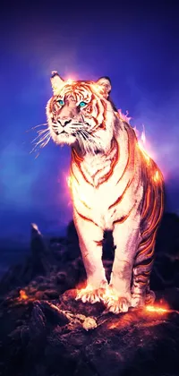 3D Angry Tiger Live Wallpaper - free download